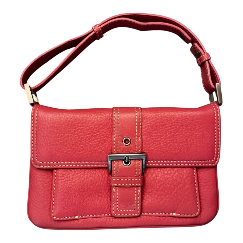 TALBOTS Pink/Coral Leather Bag